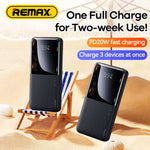Remax RPP-622 10000mAh 20W PD + 22.5W QC High Quality Fast Charging Power Bank Black