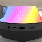 Wireless Bluetooth Speakers Lp92 BT LED Glass Transparent Magic Color Speaker