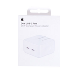 35W dual USB-C port fast charger with US pin for iPhone, iPad, and MacBook Air