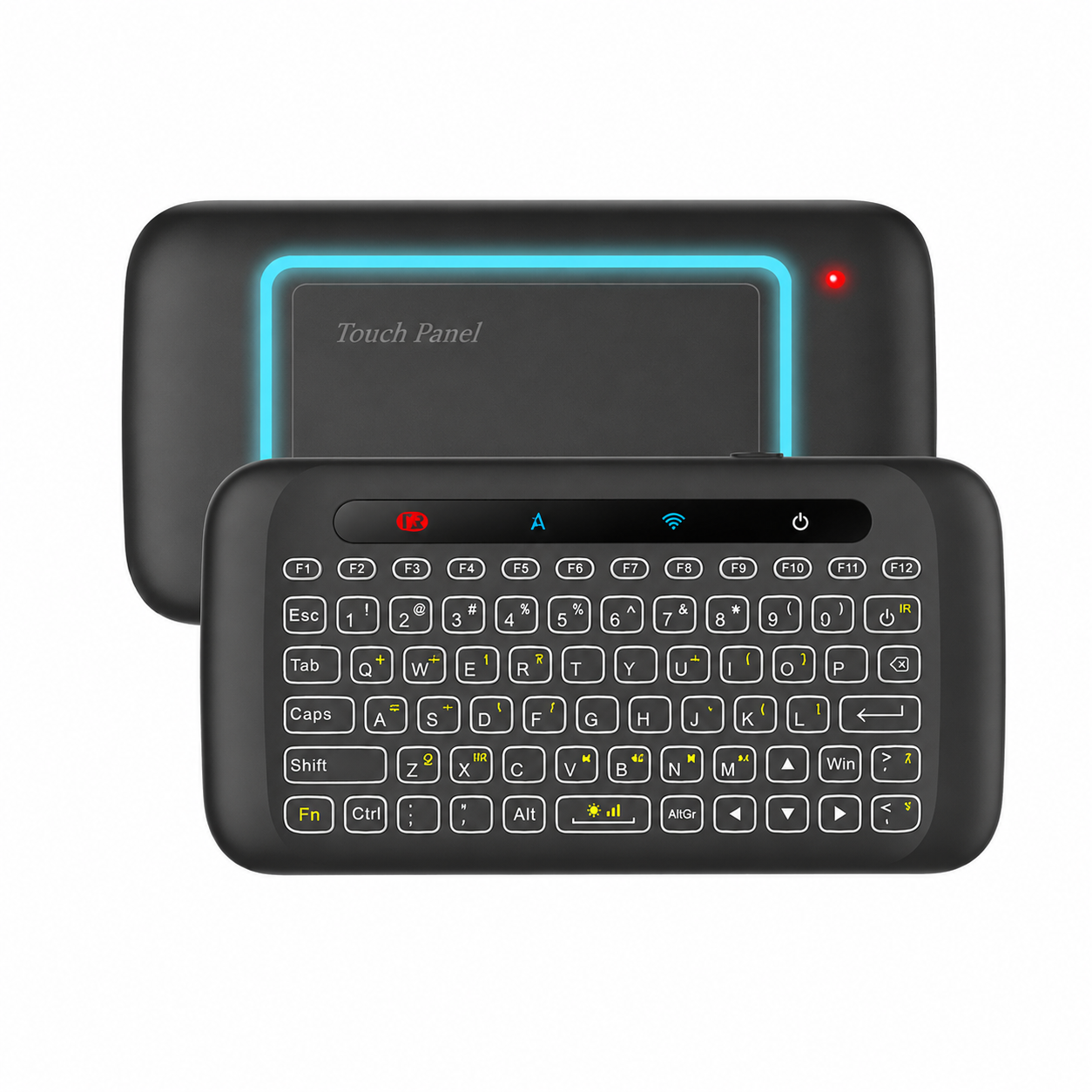 Wireless Keyboard & Mouse Combo | H20 Backlit Air Mouse Touchpad + XTRIKE ME GW-116 2.4GHz Wireless Mouse