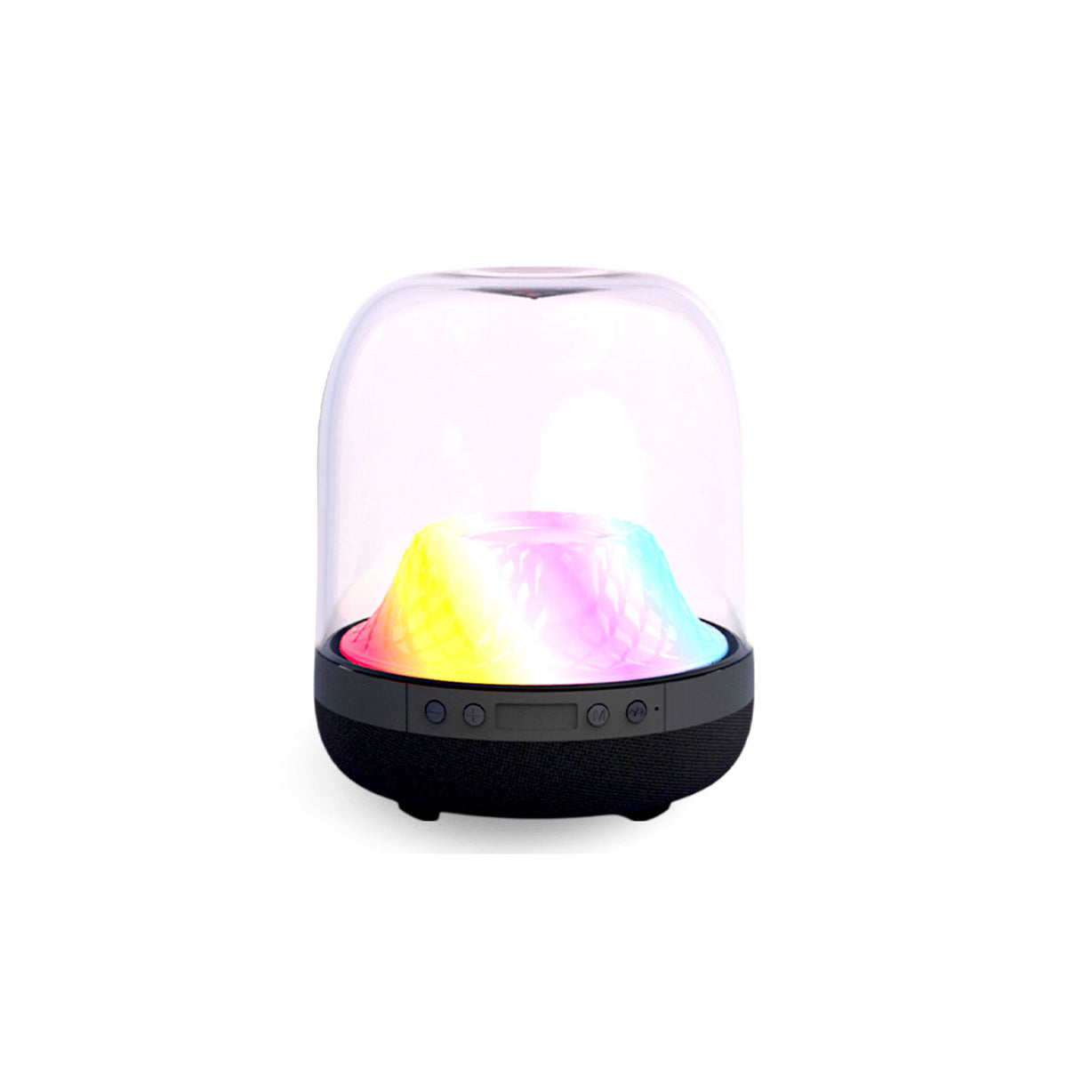 Wireless Bluetooth Speakers Lp92 BT LED Glass Transparent Magic Color Speaker