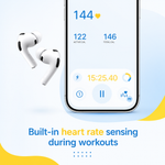 Apple AirPods Pro 3 (3rd Generation) Bluetooth 5.3 Wireless Earbuds with USB-C Charging Case | Active Noise Cancellation | Spatial Audio