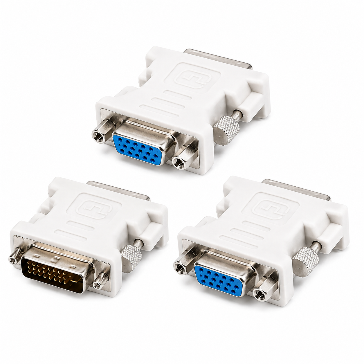 DVI to VGA Adapter, DVI to VGA 24+5, DVI-D Male to VGA Female,