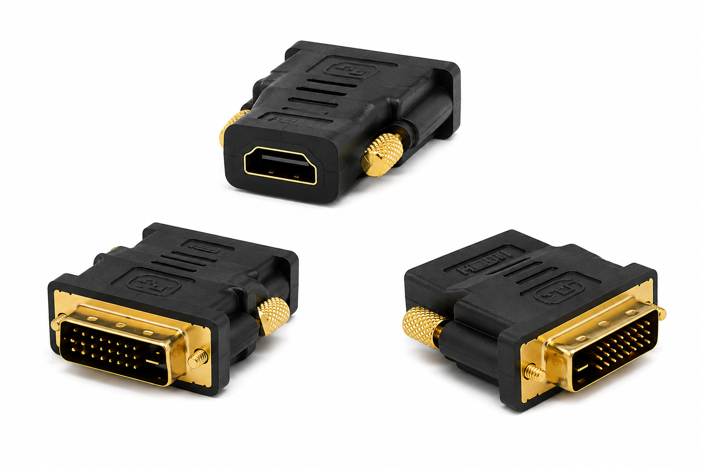 HDMI to DVI Adapter, HDMI Female to DVI Male, DVI Male 24+1,