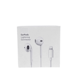 In-ear wired earphones with Lightning 8 Pin connector and microphone compatible with iPhone 14 13 12 11 and iPhone X