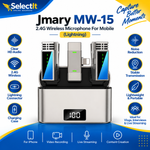 Jmary MW-15 Lightning wireless lavalier microphone for mobile