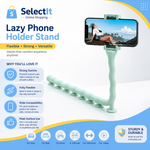 Lazy Phone Holder Stand with Suction Cup | Flexible Caterpillar Mobile Holder