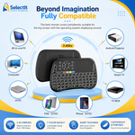 M9 Bluetooth Air Mouse Remote Mini Keyboard with Touchpad 7 Color Backlight
