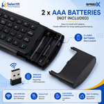 MX3 2.4G Air Mouse Remote Control with Voice Control for Smart TV