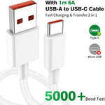 Original Xiaomi 67W Turbo Charger with EU plug and 5A USB-C cable for fast charging Xiaomi, Redmi, Poco, and Mi smartphones.