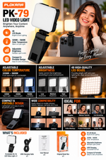 PLOKAMA PK-79 LED Video Light – Portable Adjustable Fill Light