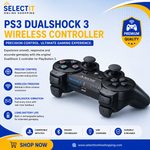 PS3 Controller, DualShock 3, PS3 Wireless Controller, Bluetooth Gamepad