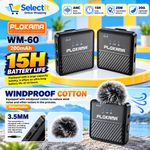 Plokama WM-60 handheld wireless microphone for vlogging and interviews