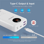 Quick Charge Power Bank, USB-C Power Bank, LCD Display Power Bank