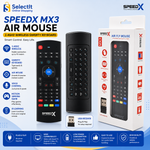 Speedx MX3 Smart TV Air Mouse Wireless Remote Control