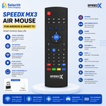 Speedx MX3 Wireless Air Mouse Remote for Android Smart TV