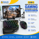 Wireless Bluetooth Gaming Keyboard and Mouse Combo for Mobile & Tablet – PUBG, FPS Game Controller Support