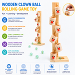 Wooden Clown Ball Rolling Game | Montessori Educational Toy