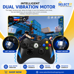 Xbox 360 Wired Controller with USB connectivity, dual vibration feedback,