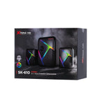 Xtrike Me SK-610 RGB Stereo Gaming Speakers with Powerful Bass Subwoofer