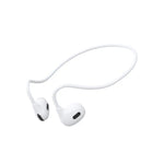 Pro Air Neck Hanging Wireless Bluetooth Earphones with HD Mic & Long Battery Life - White / Black
