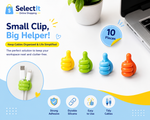 cable holder phone chargers, USB cables, earphones, mouse cables, and power cords