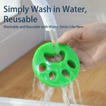 Reusable pet hair remover laundry washing machine hair catcher paw print design