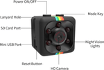 SQ11 Mini Camera 1080P Full HD Portable Video Recorder with Night Vision