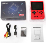 SUP Game Box 400 in 1 handheld retro gaming console with 3-inch color screen and built-in classic games