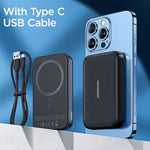 Joyroom JR-W020 20W Magnetic Wireless Power Bank 10000mAh | Black & White