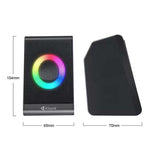 USB Loudspeaker Kisonli Multimedia X12 USB connectivity Speakers For Gaming, Music, Laptop, PC