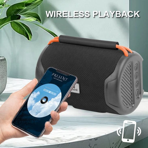 Kisonli Q39 Mini Wireless BT 5.3 Surround Sound Speaker Gaming Speaker, PC Speakers