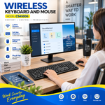 2.4GHz Wireless Keyboard and Mouse Set CS4500G 40P