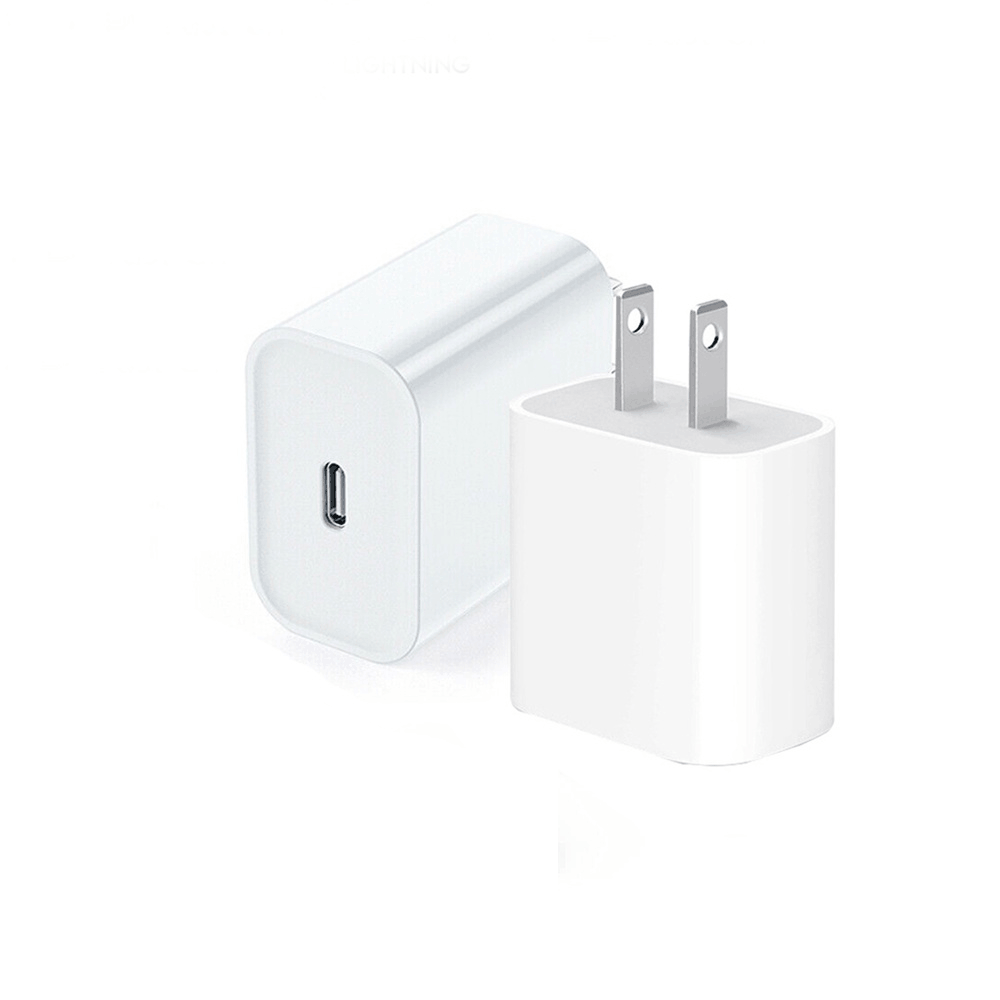 20W PD Fast Charger with USB-C to Lightning Cable for iPhone 14, iPad and AirPods