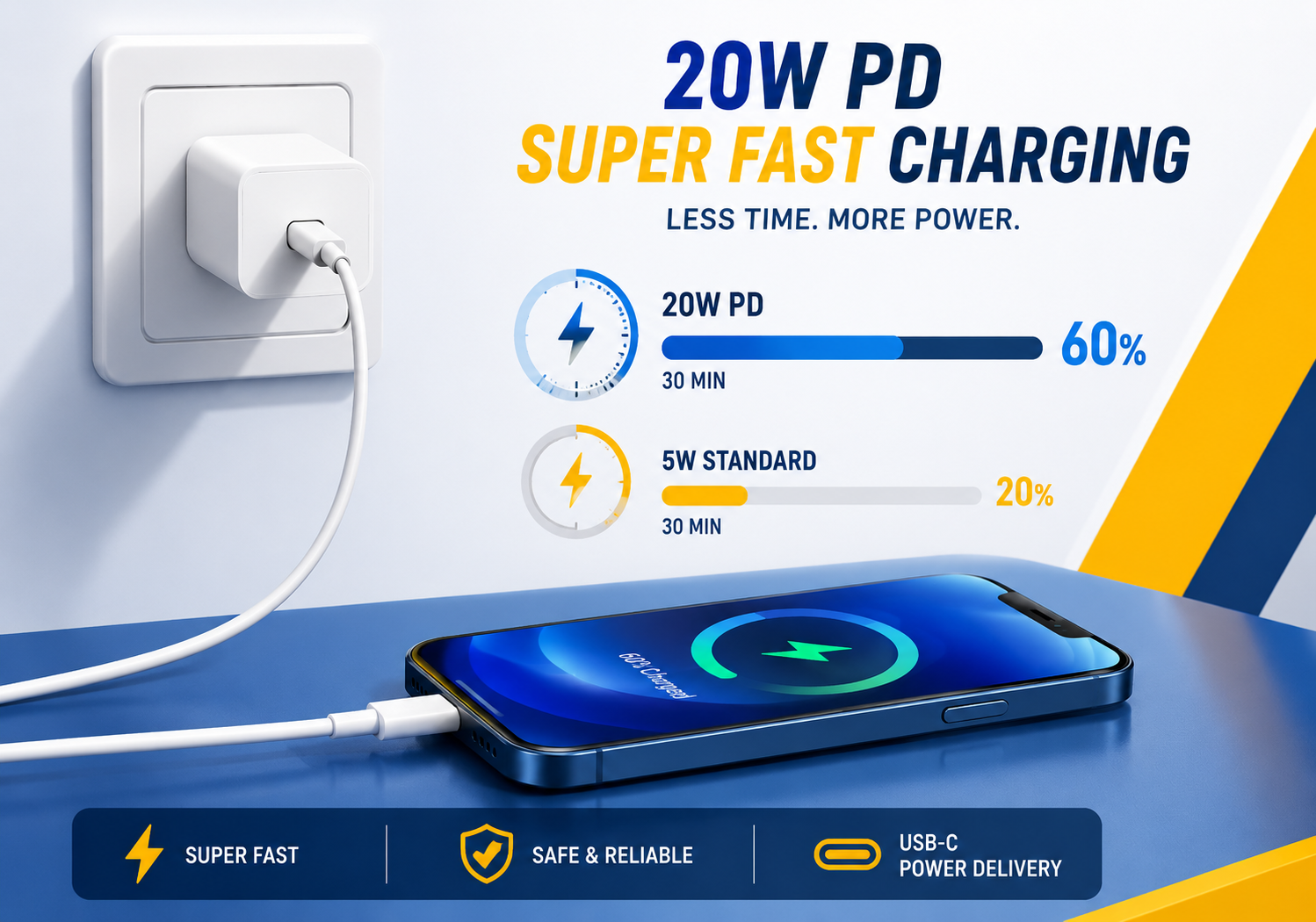 20W Fast Charger for iPhone