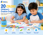 20 Colors Oil Pastels Crayon Set for Kids & Students