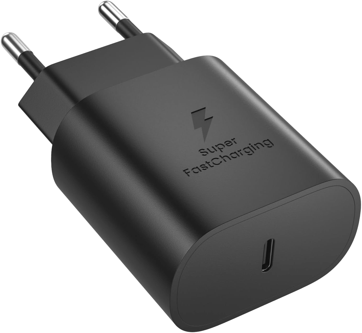 Original Samsung 25W PD Super Fast Charger EU Pin USB-C Adapter for Galaxy S24 S23 S22 and Samsung Type-C devices