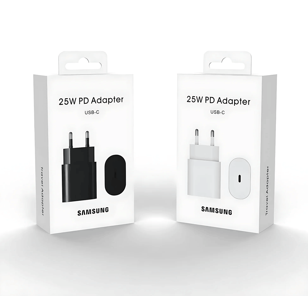 Original Samsung 25W PD Super Fast Charger EU Pin USB-C Adapter for Galaxy S24 S23 S22 and Samsung Type-C devices