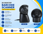 2D Desktop Barcode Scanner with hands-free auto scanning