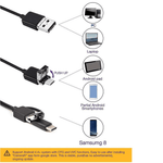 3 In 1 Type C Micro USB USB Endoscope Camera 3.5M HD Waterproof Inspection Camera with LED Lights