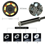 3 In 1 Type C Micro USB USB Endoscope Camera 3.5M HD Waterproof Inspection Camera with LED Lights