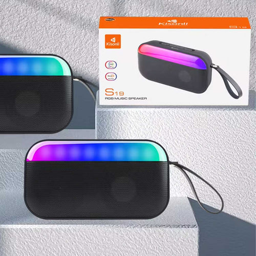 Kisonli S19 Portable Bluetooth Mini Speaker, Gaming Speaker, Portable Speaker For PC , Laptop