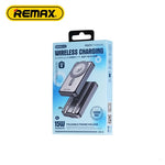 Remax CX-2 10000mAh 15W Magnetic Wireless Power Bank with Foldable Stand Silver