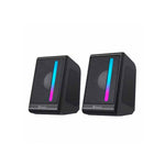 Kisonli X16 Mini USB 2.0 Portable Speaker For Laptop PC With RGB Light Portable Audio Player, Mobile Phone, Karaoke Player, Computer