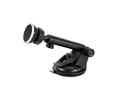 360° Universal Magnetic Phone Holder with Suction Cup Mount for Car, Desk & Smooth Surfaces