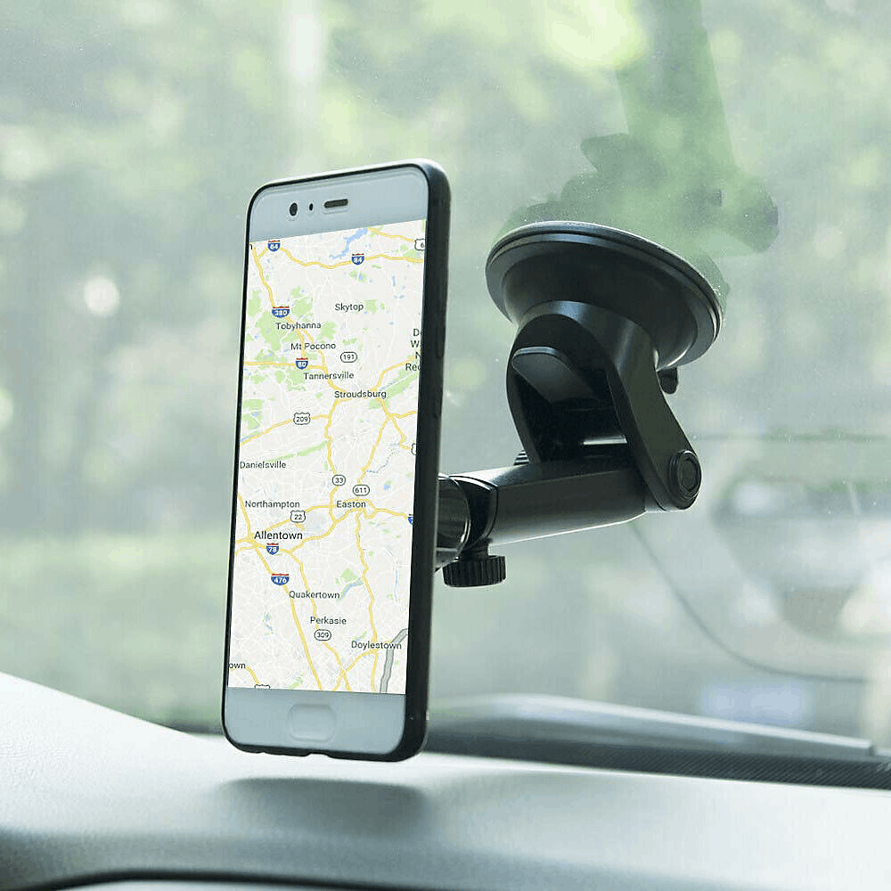 360 Degree Universal Magnetic Phone Holder with Suction Cup Mount for Car and Desk