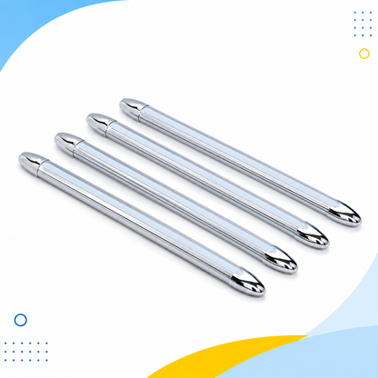 4Pcs Car Door Protector Long Strip Adhesive Anti-Scratch Bumper Guard Trim – Silver