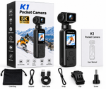 K1 Pocket 5K HD WiFi Action Camera 270° Rotatable