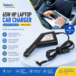 65W HP Laptop Car Charger (4.5×3.0mm Blue Pin)