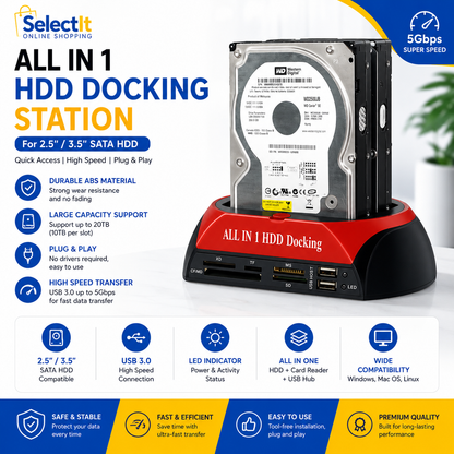 875 U3 HDD docking station for data transfer
